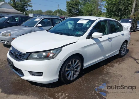 2014 Honda Accord Sport from USA, damaged, VIN 1HGCR2F56EA027689